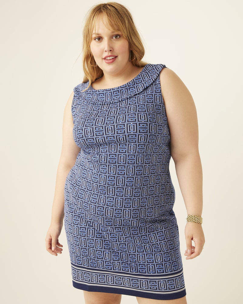 Front of plus size Marilyn Printed Jersey Dress by Rafaella | Dia&Co | dia_product_style_image_id:171925